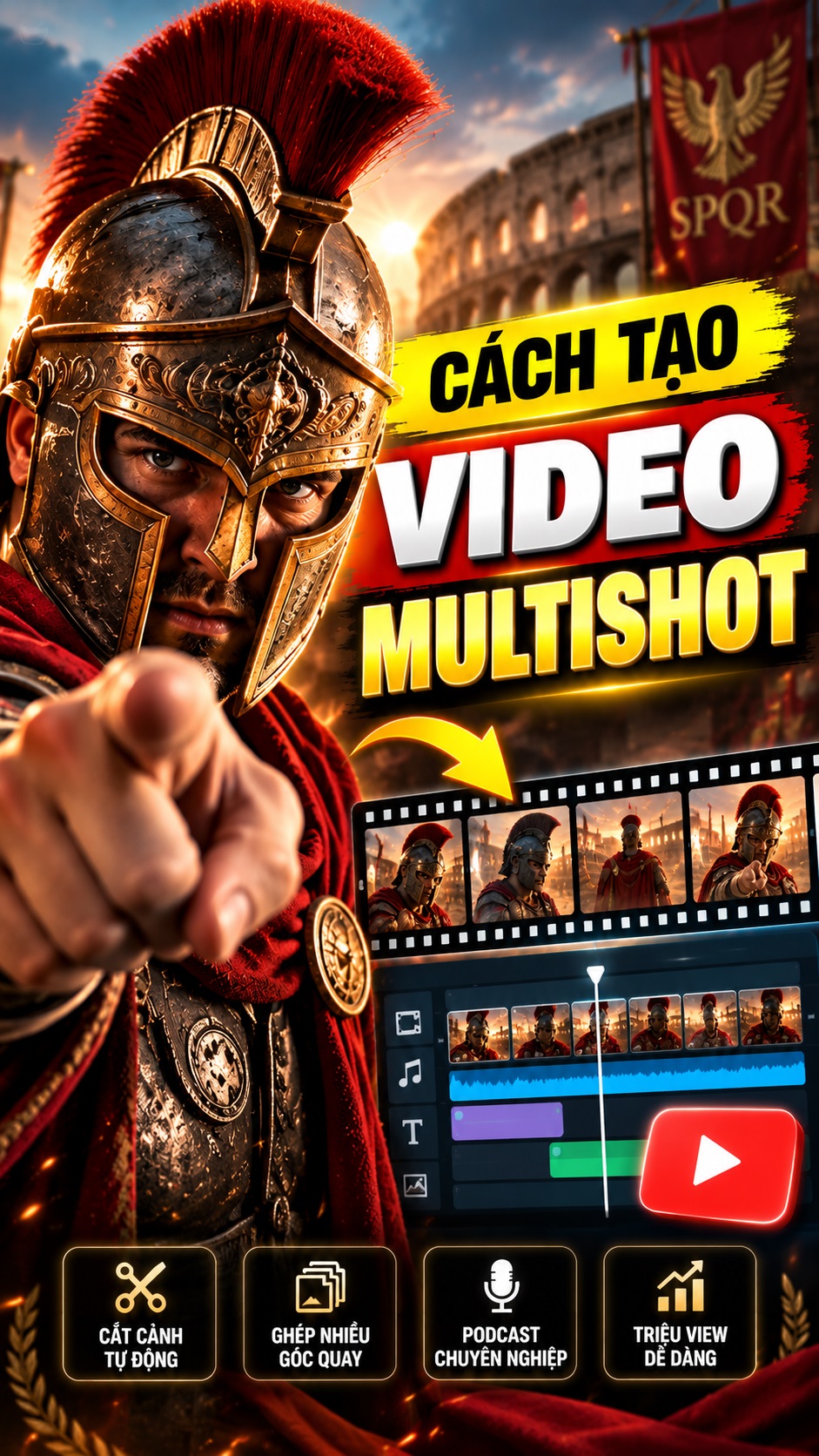 Bot tạo video Multishot
