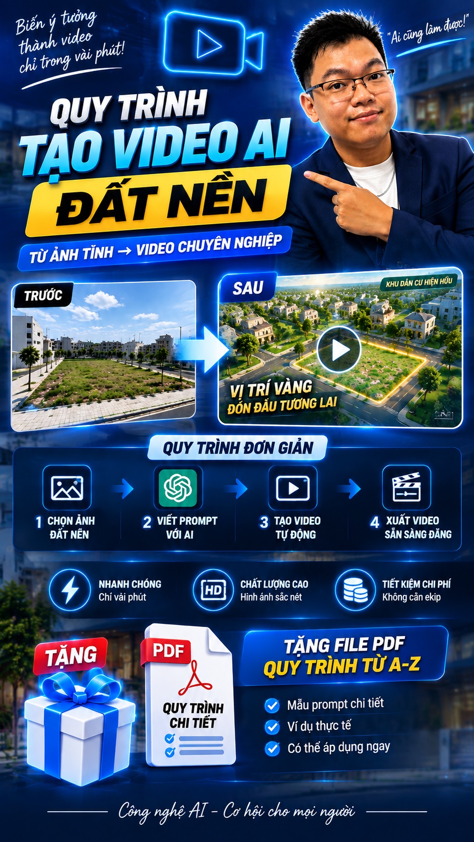 Quy trình tạo video AI đất nền (PDF)