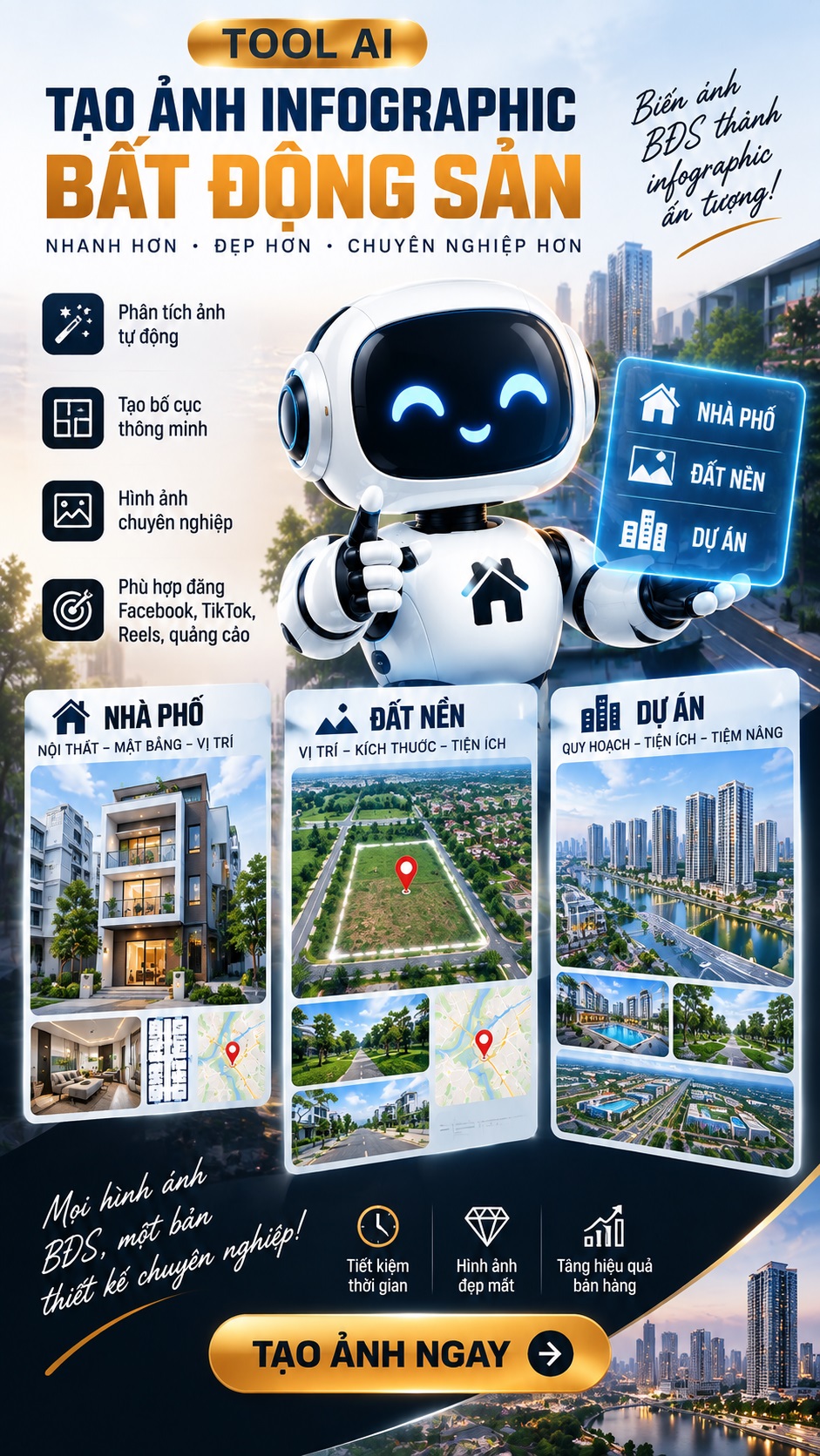 Bot tạo ảnh giới thiệu BDS