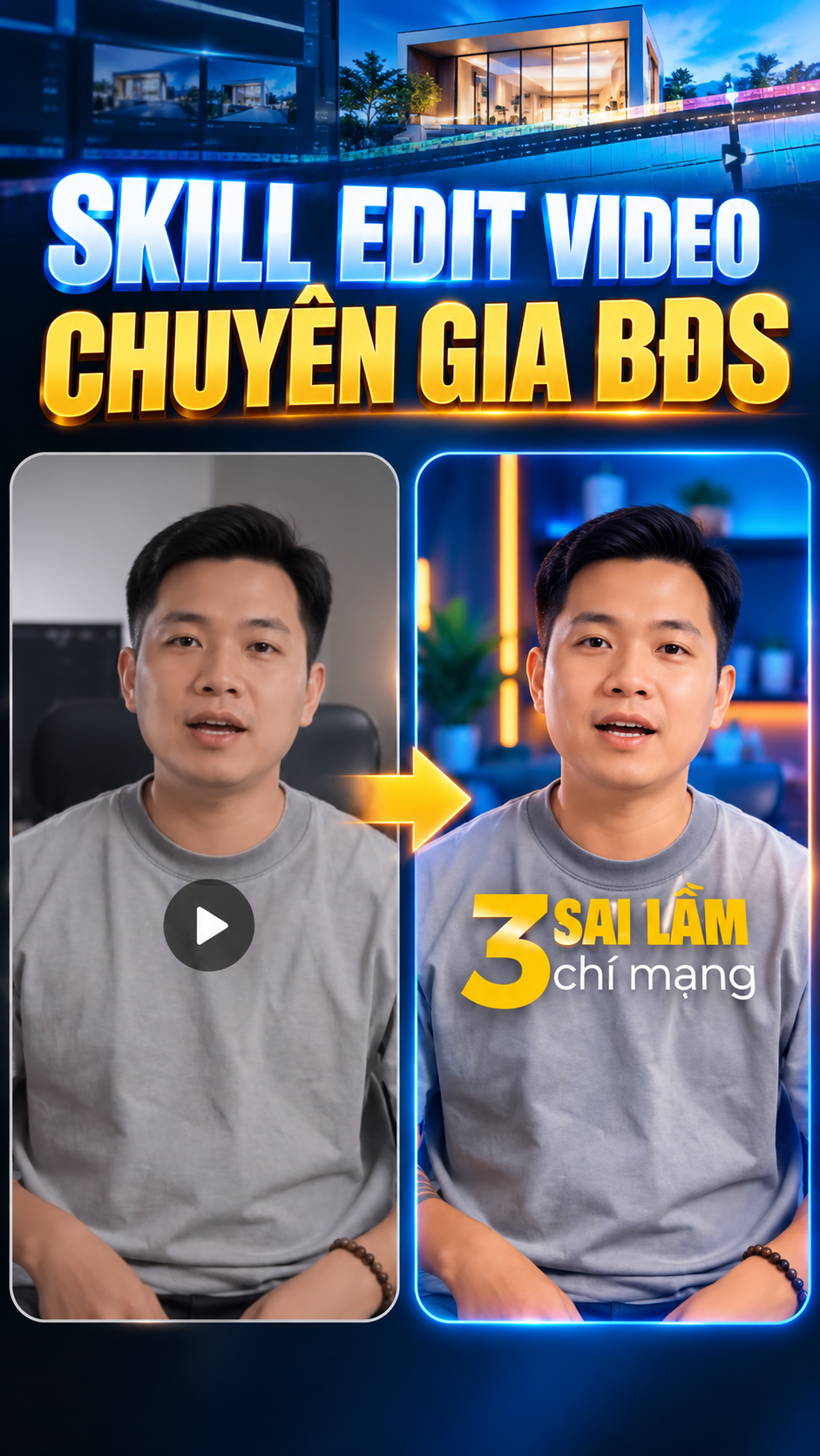 Skill edit video dạng chuyên gia BĐS (Kiểu 2)